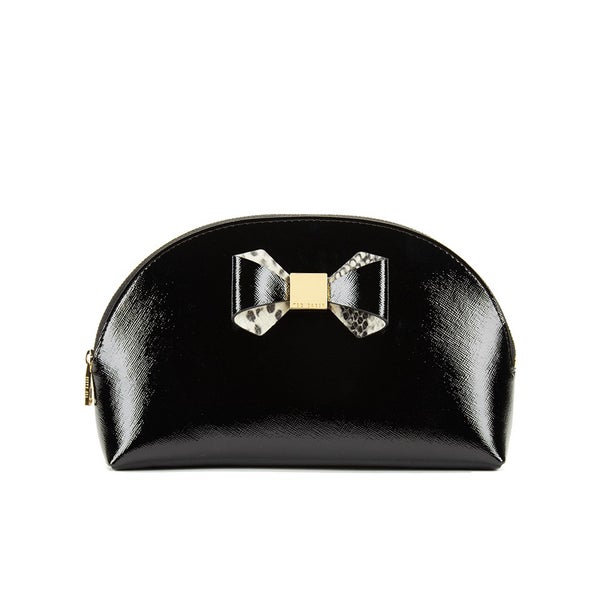 Ted Baker Women's Jenel Metallic Bow Dome Large Washbag - Black