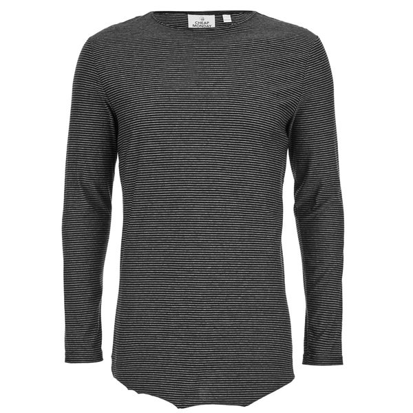 Cheap Monday Men's Foresee Long Sleeve T-Shirt - Black/Grey