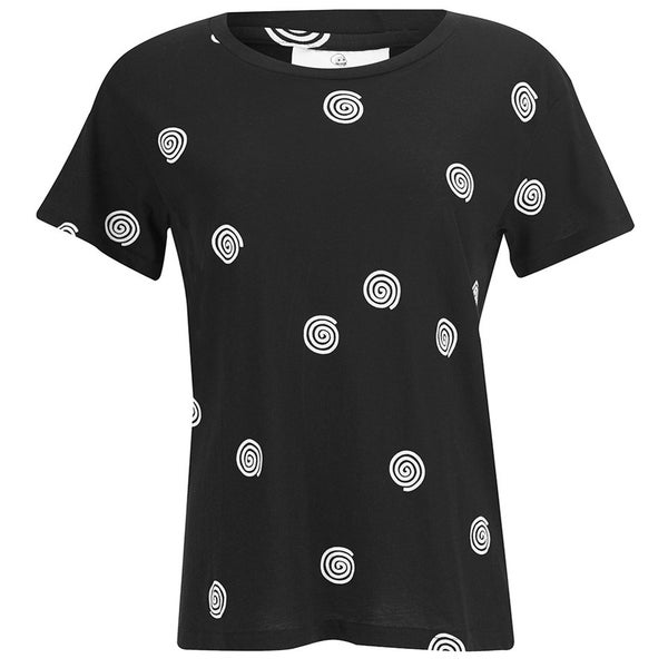Cheap Monday Women's Spiral Dot T-Shirt - Black