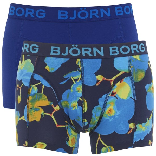 Bjorn Borg Men's Toxid Orchid 2 Pack Boxer Shorts - Black Iris