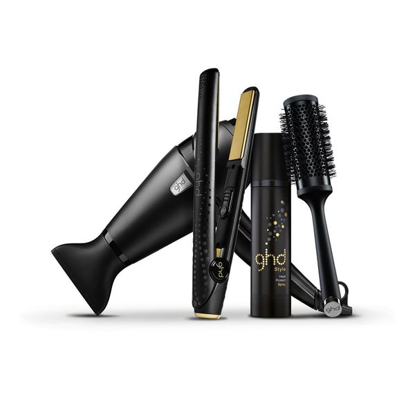 Coffret styler® ghd V Gold Series Classic et le sèche-cheveux ghd Air Ultimate Styling