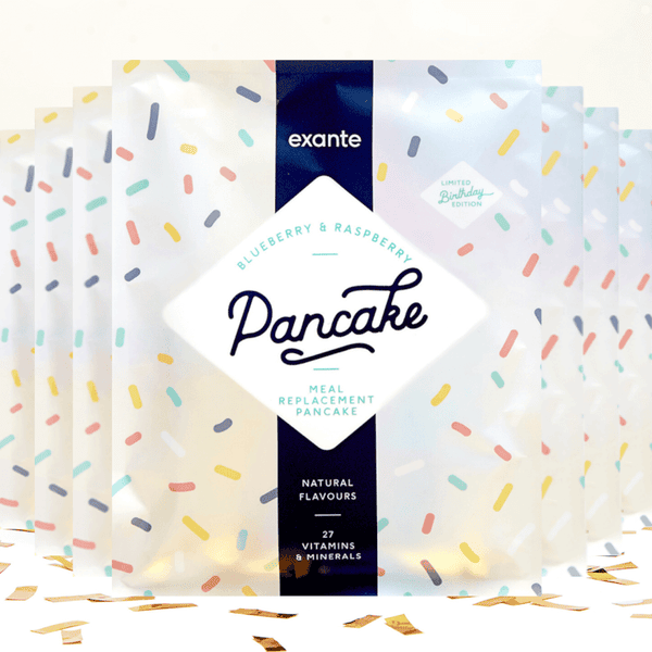 Blueberry and Raspberry Flavour Pancake Mix Box of 7 High Protein