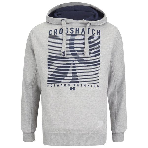 Sweatshirt à Capuche "Lambent " Crosshatch -Homme Gris Clair