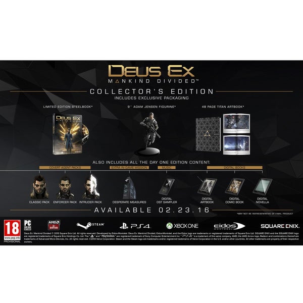 Deus Ex Mankind Divided Collectors Edition