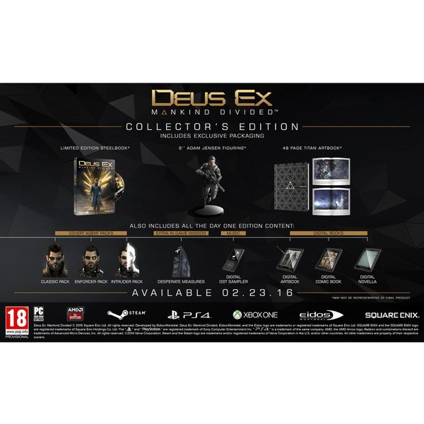 Deus Ex Mankind Divided Collectors Edition