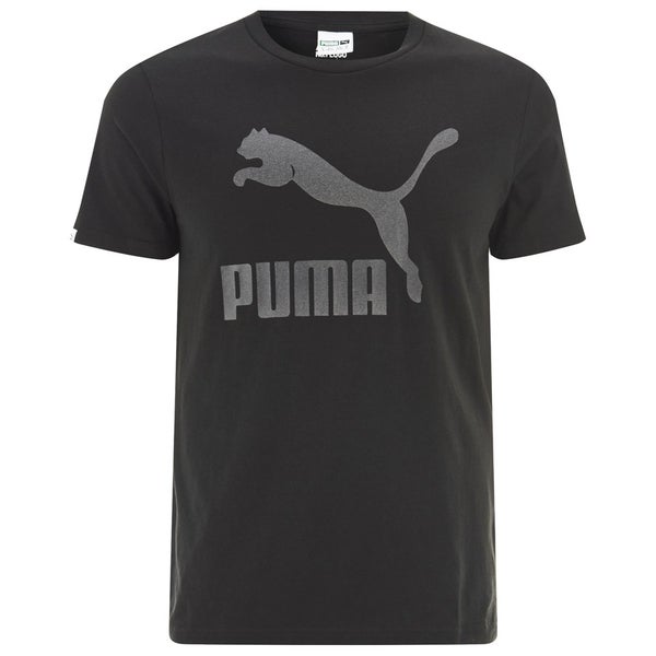 Puma Men's Heritage No1 Logo T-Shirt - Black