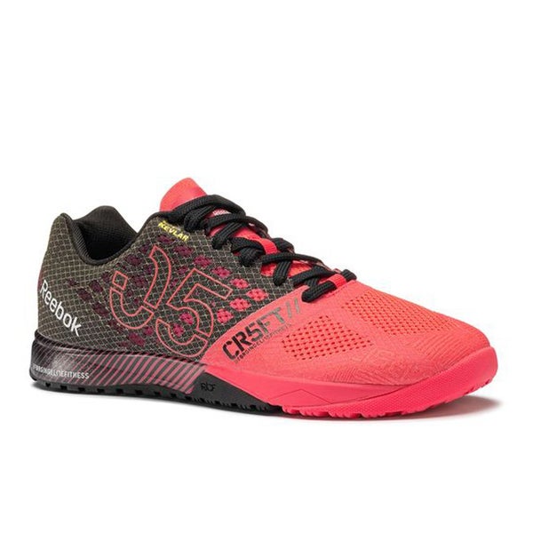 Reebok Men's Crossfit Nano 5.0 Trainers - Neon Cherry/Black