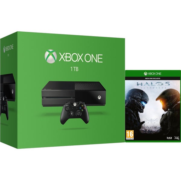 Xbox One 1TB Console - Includes Halo 5: Guardians