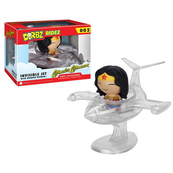 Figurine Dorbz Vinyl Wonder Woman et son avion de chasse DC Comics