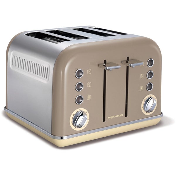Morphy Richards 242008 New Accents 4 Slice Toaster - Barley