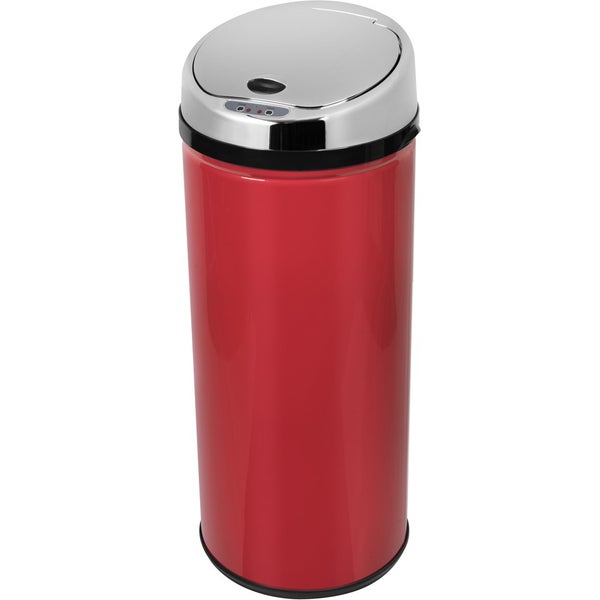 Morphy Richards 971511/MO Round Sensor Bin - Red - 42L