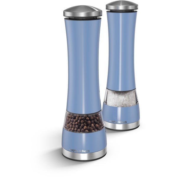 Morphy Richards Electronic Salt and Pepper Mill - Blue