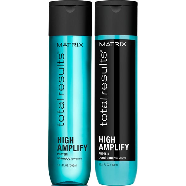 Matrix Total Results High Amplify schampo (300 ml), balsam (300 ml) och hårspray