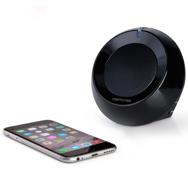 Memorex MW303BK Portable Rechargeable Bluetooth Speaker - Black
