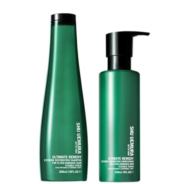 Shu Uemura Art of Hair Ultimate Remedy duo fortifiant - shampooing (300ml) et après-shampooing (250ml)