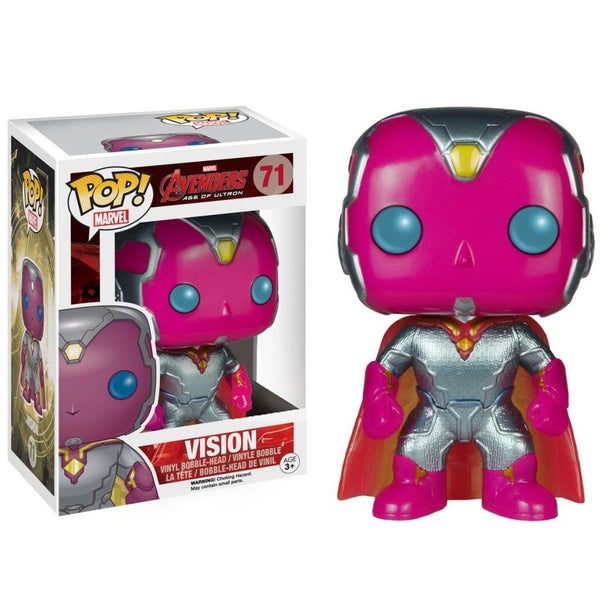 Marvel Avengers Age Of Ultron Vision Metallic Limited Edition Funko Pop! Figuur