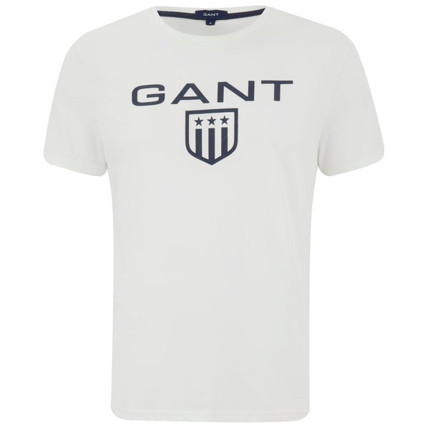 GANT Men's Shield T-Shirt - Eggshell