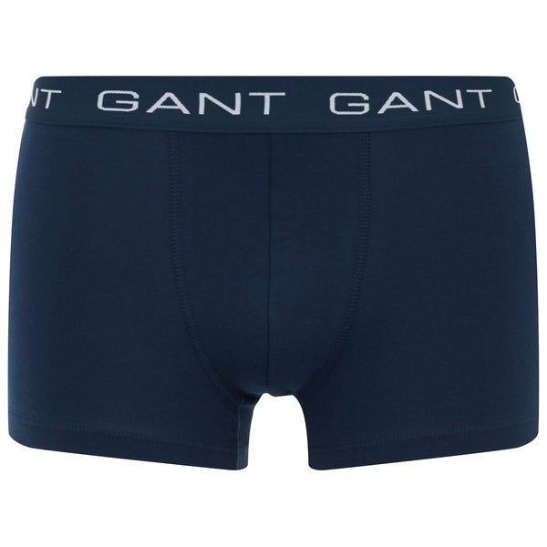 GANT Men's 3-Pack Trunk Boxer Shorts - Navy