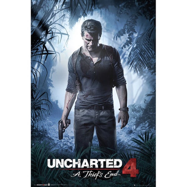 Uncharted 4 A Thiefs End - 24 x 36 Inches Maxi Poster