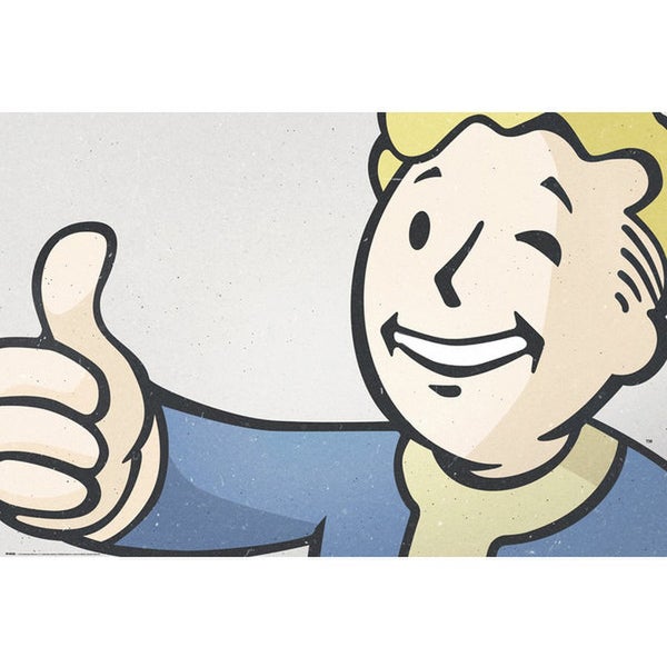 Fallout 4 Vault Boy - 24 x 36 Inches Maxi Poster