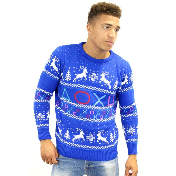 Playstation Symbols Knitted Christmas Jumper