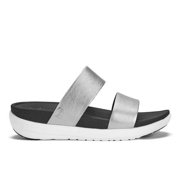 FitFlop Women's Loosh Slide Sandals - Silver