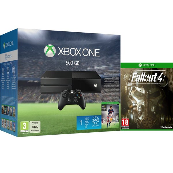 Xbox One 500GB Console - Includes FIFA 16 & Fallout 4