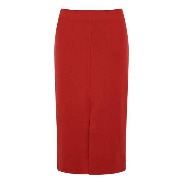 Selected Femme Women's Soma Pencil Skirt - Pompeian Red