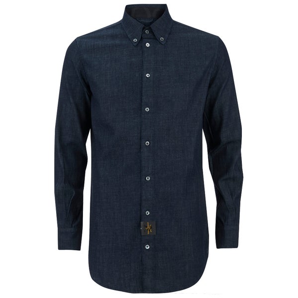 Vivienne Westwood Anglomania Men's Classic Long Sleeve Shirt - Blue Denim