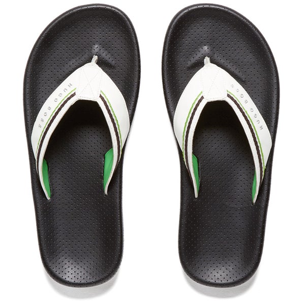 BOSS Green Men's Shoreline Fresh Flip Flops - Black