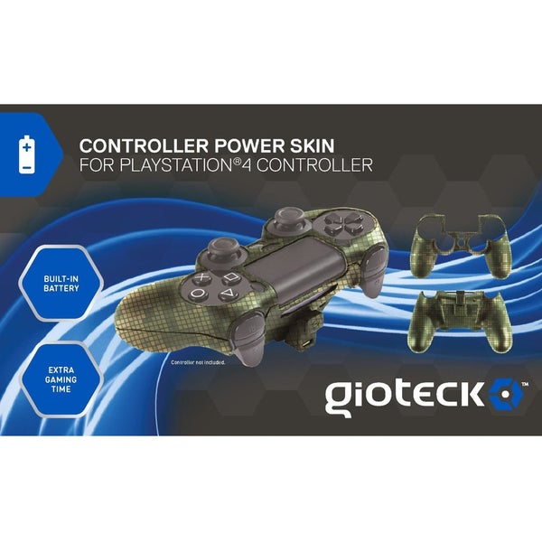Power Skin Gioteck pour PS4 -Camouflage