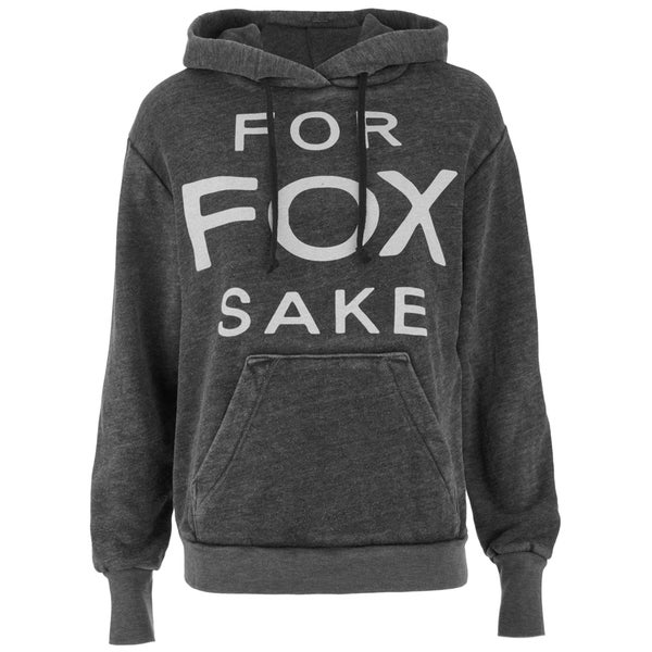 Wildfox Women's Cuddles Hoodie For Fox Sake - Dirty Black