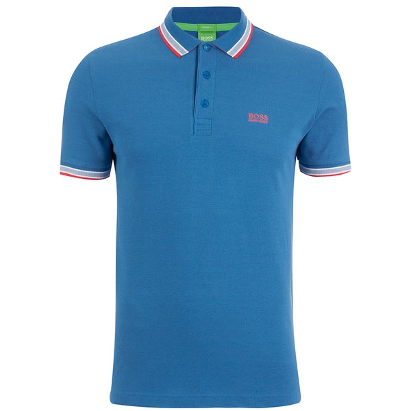 BOSS Green Men's Paddy Polo Shirt - Light/Pastel Blue
