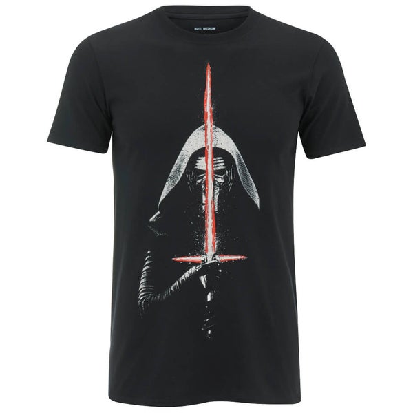 Star Wars Men's Kylo Ren Lightsaber T-Shirt - Black
