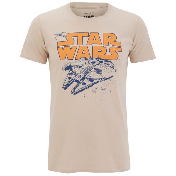 Star Wars Men's Retro Falcon T-Shirt - Sand