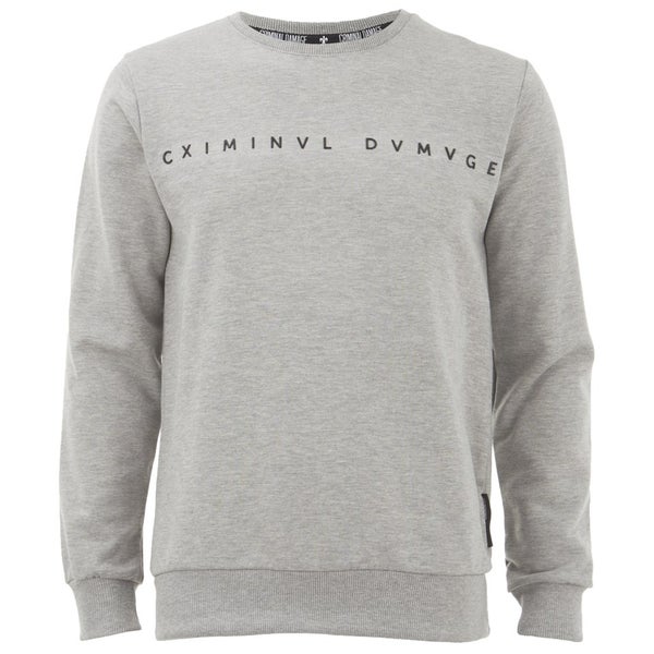 Criminal Damage Men's Gala Sweatshirt - Grey