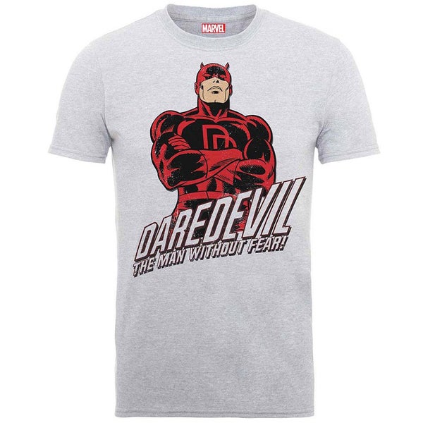 Marvel Daredevil Men's Slogan T-Shirt - Heather Grey