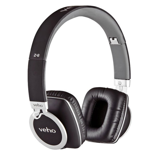 Veho Z8 Designer Aluminium Headphones with Detachable Flex Cord System and Folding Design