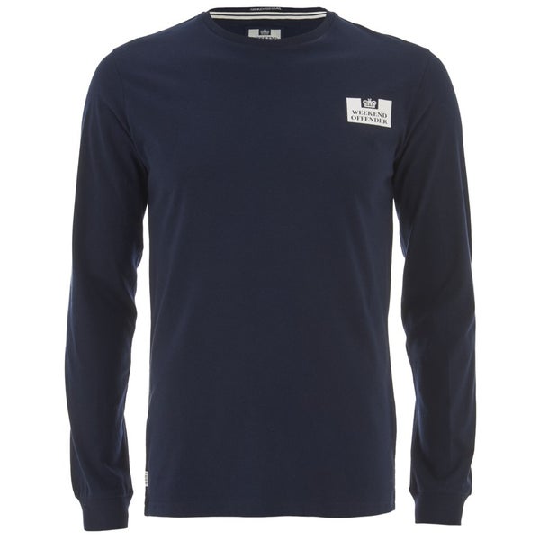 Weekend Offender Men's Pavlof Long Sleeve Top - Navy