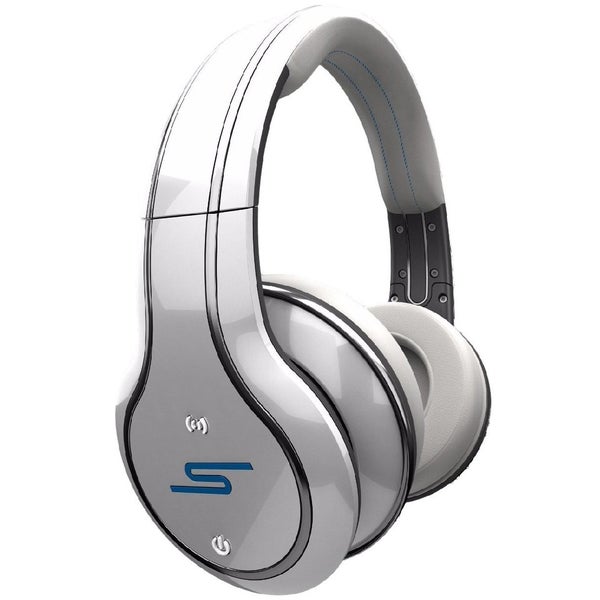 SMS Audio SYNC By 50 Cent Over-Ear Bluetooth Noise Cancellation Headphones - White