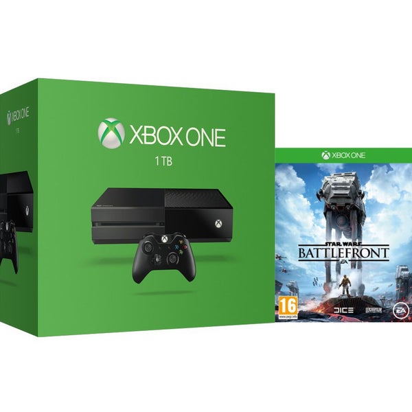 Xbox One 1TB Console – Includes Star Wars: Battlefront