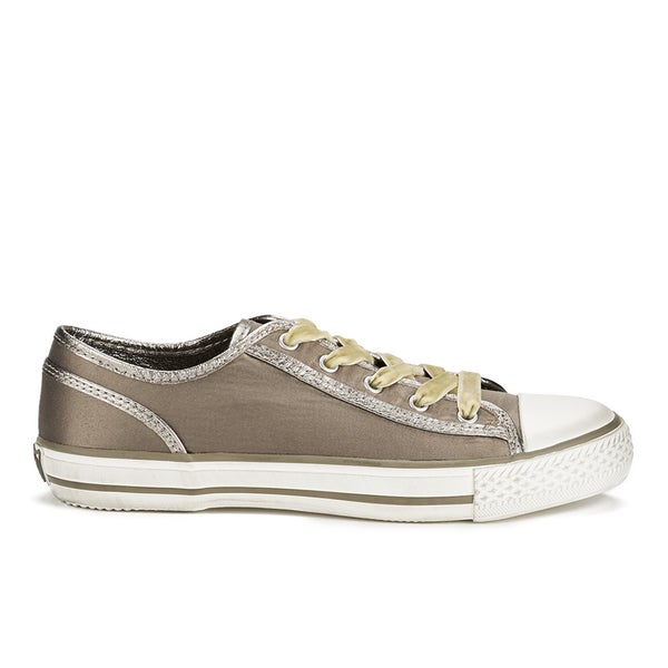 Ash Women's Viper Satin Low Top Trainers - Taupe