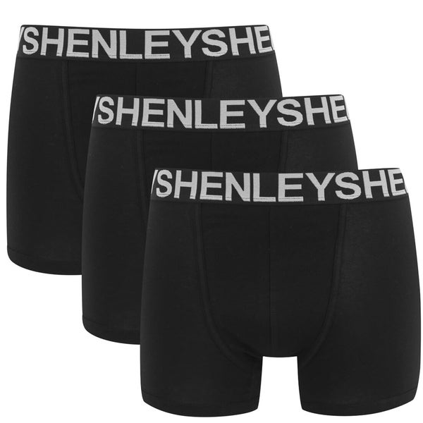 Henleys Men's 3 Pack Boxers - Black