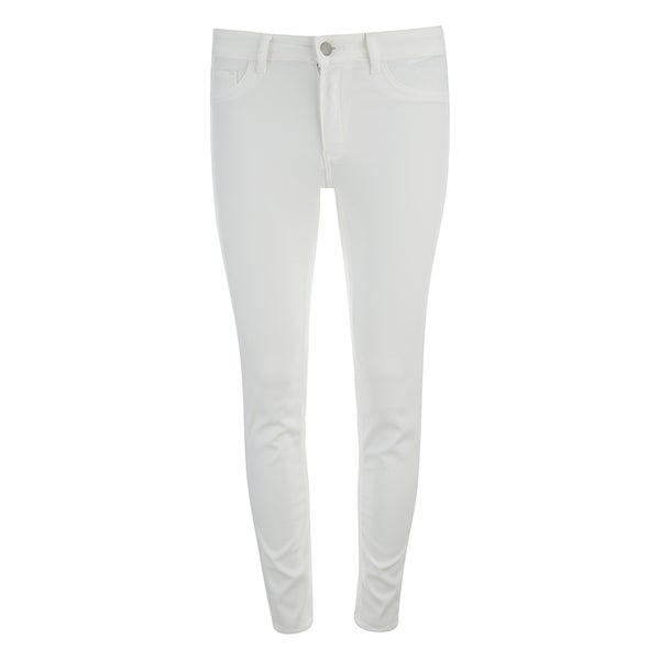 VILA Women's Commit Skinny Jeans - White