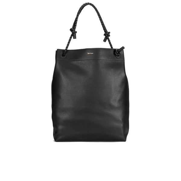Paul Smith Accessories Women's Medium Leather Paper Tote Bag - Black