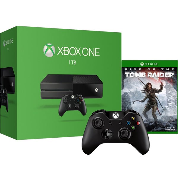 Xbox One 1TB Console - Includes Rise of the Tomb Raider & Extra Wireless Controller
