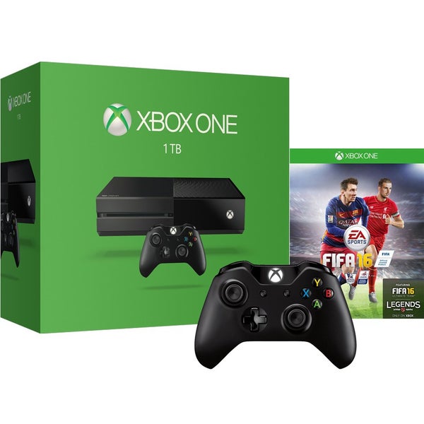 Xbox One 1TB Console - Includes FIFA 16 & Extra Wireless Controller