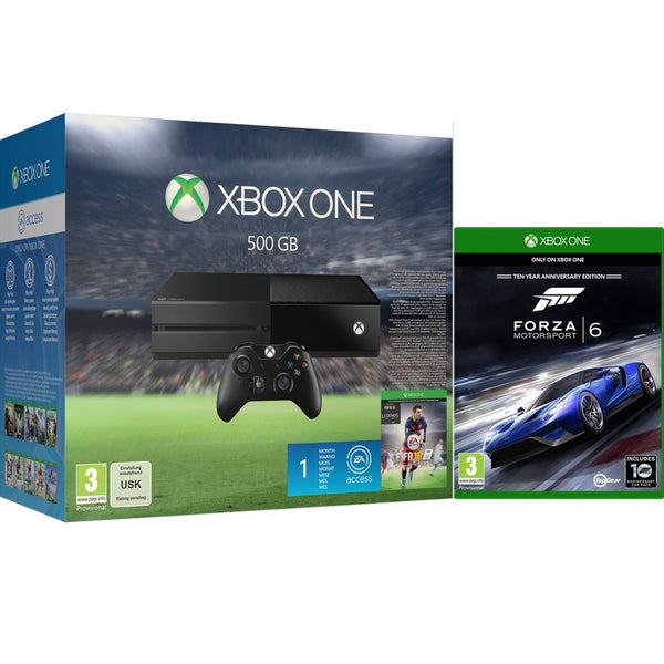 Xbox One 500GB Console - Includes FIFA 16 & Forza Motorsport 6