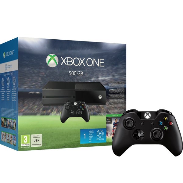 Xbox One 500GB Console - Includes FIFA 16 & Extra Wireless Controller