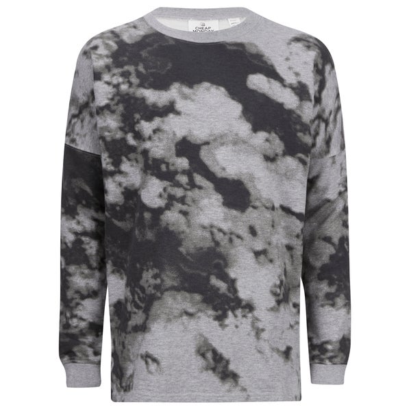 Cheap Monday Men's Zone Clouds Sweatshirt - Grey Melange